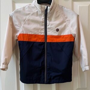 Mayoral Cream, Orange & Navy Colorblock Windbreaker